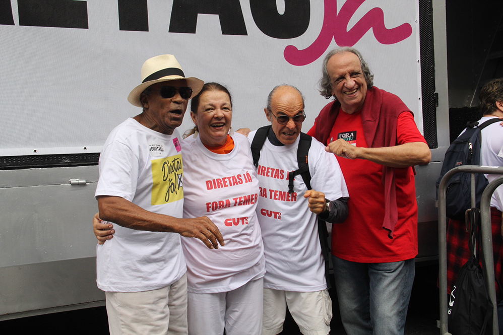 Antonio Pitanga, Osmar Prado e Bemvindo Sequeira foram alguns dos artistas presentes no evento