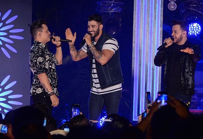 João Neto e Frederico recebem famosos para gravação de DVD