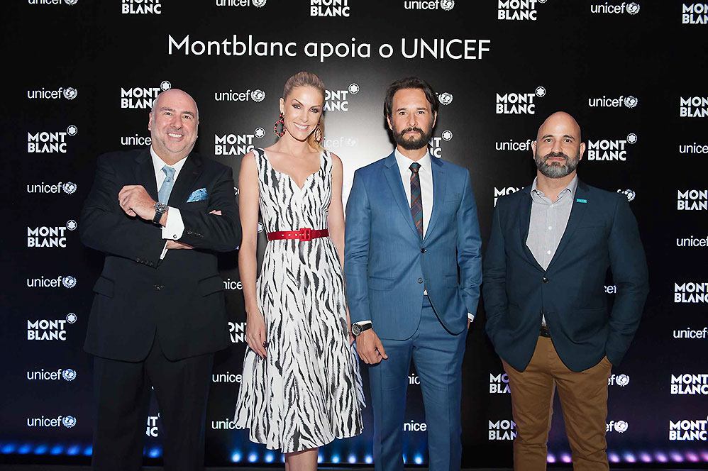 Rodrigo Santoro e Ana Hickmann comparecem em evento da UNICEF