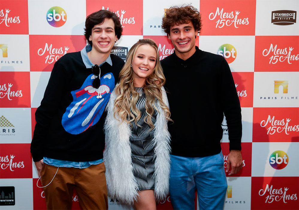 Larissa Manoela, Bruno Peixoto e Daniel Botelho