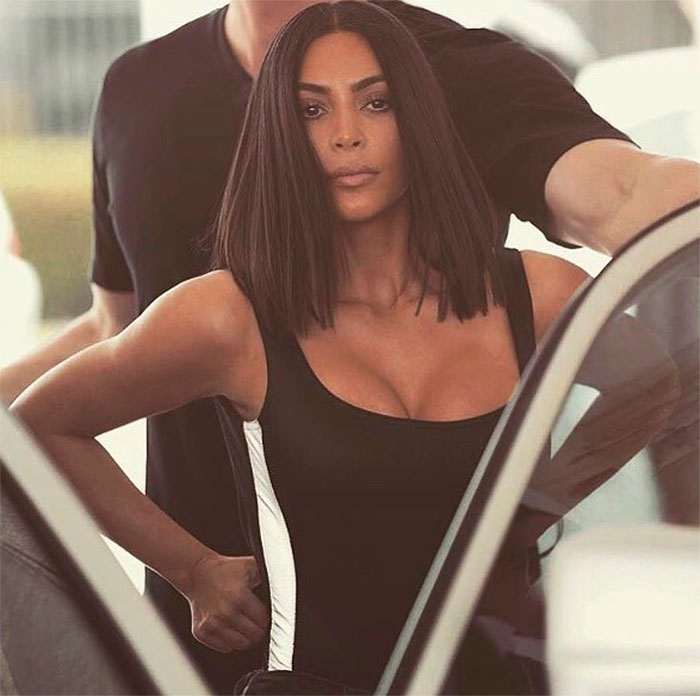 Kim Kardashian teve fotos e até vídeos íntimos vazados na web. As imagens eram oriundas de 2003, época em que ela namorava o rapper Ray J. Anos depois, a empresa Vivid Entertainment comprou os direitos do vídeo e o transformou em filme. Já em 2014, Kim foi pega de surpresa com novas fotos íntimas que surgiram na rede