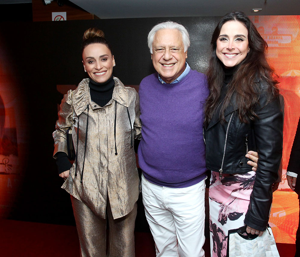 Suzana Pires, Antônio Fagundes e Alexandra Martins