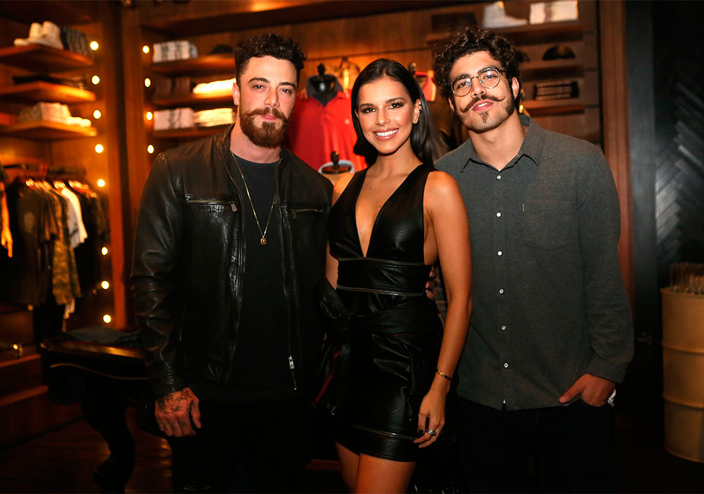 Felipe Titto, Mariana Rios e Caio Castro