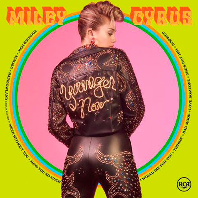 Foto de Miley Cyrus criança estampa capa de novo single