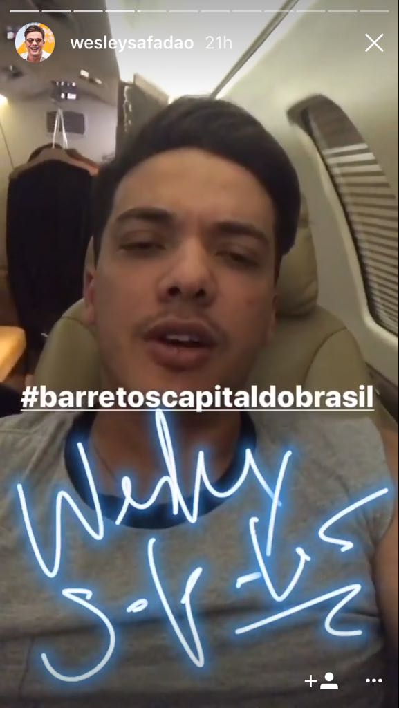 Wesley Safadão 'assina' petição para Barretos ser a capital do Brasil