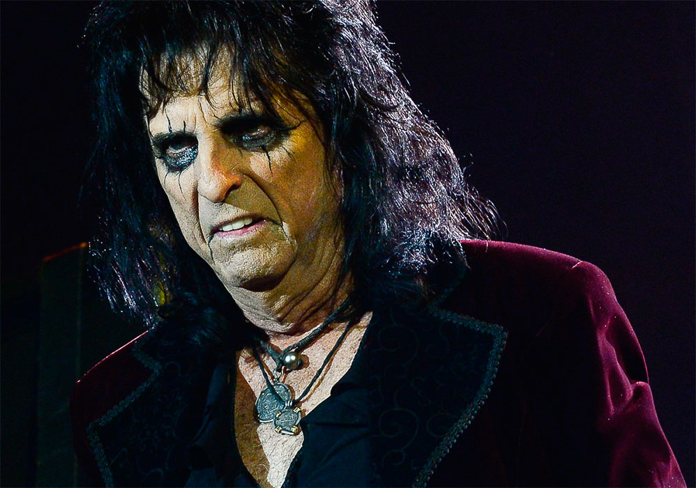 Alice Cooper no palco do São Paulo Trip