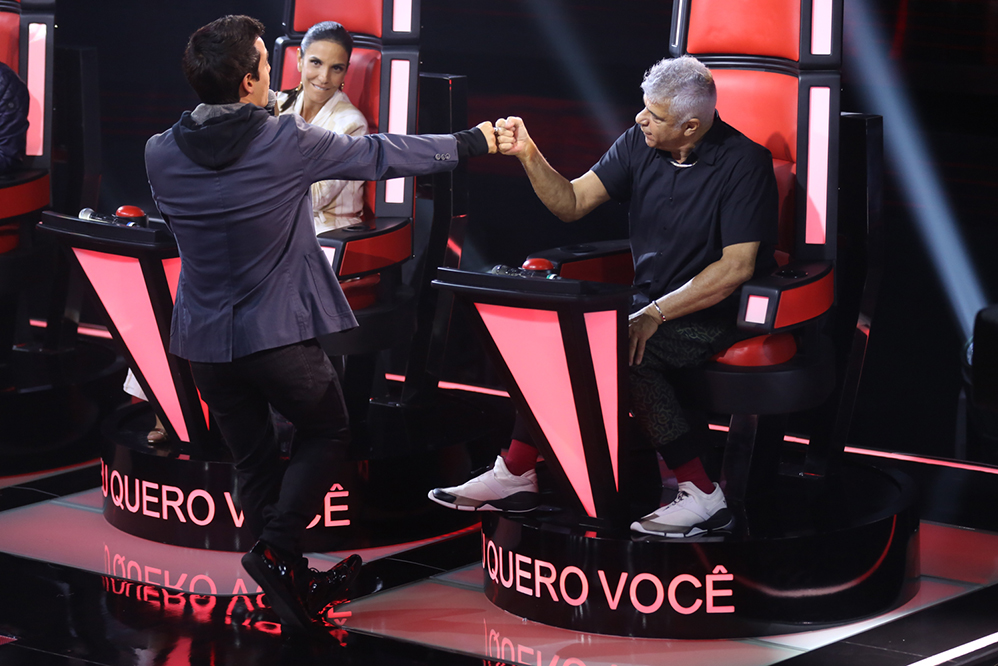 Técnicos apresentam a 6ª temporada do The Voice Brasil