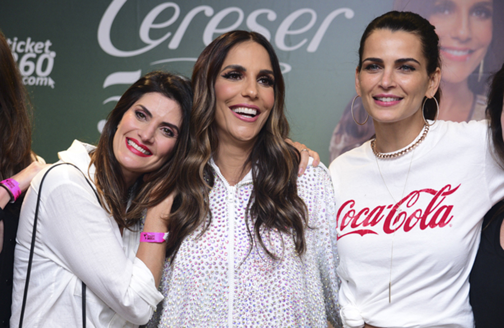 Isabella Fiorentino, Ivete Sangalo e Fernanda Motta