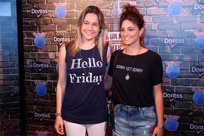 Fernanda Gentil curte Rock in Rio com a namorada