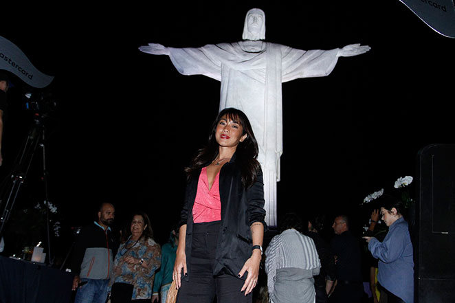 Preta e Gilberto Gil se apresentam juntos no Cristo Redentor