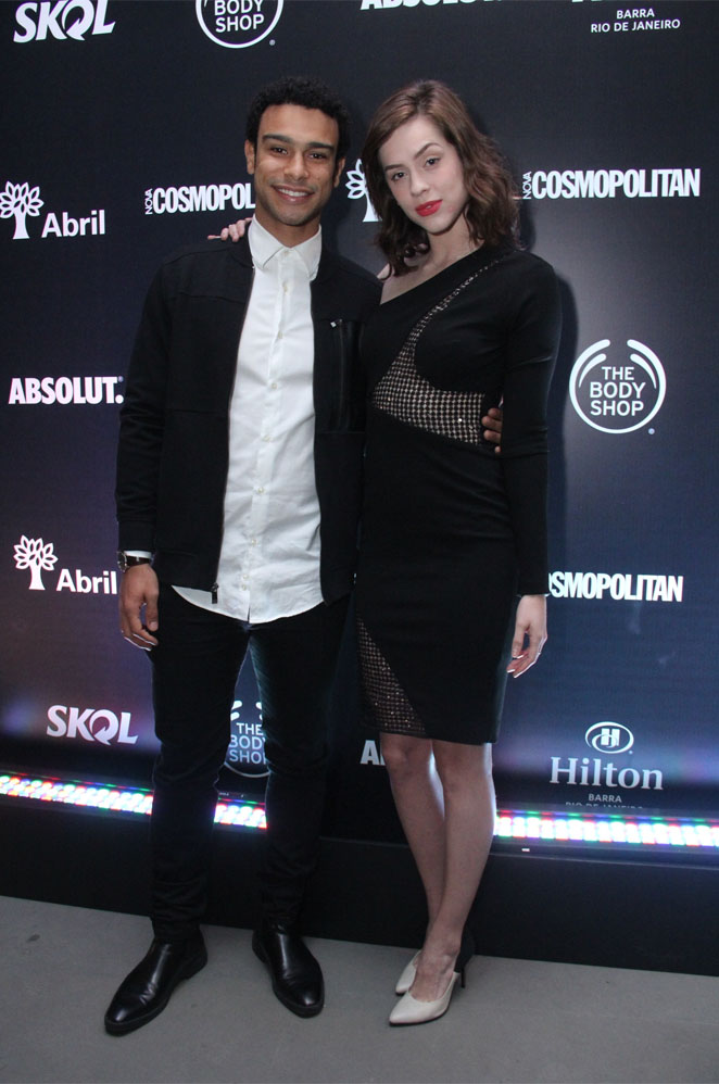 Sergio Malheiros e Sophia Abrahão