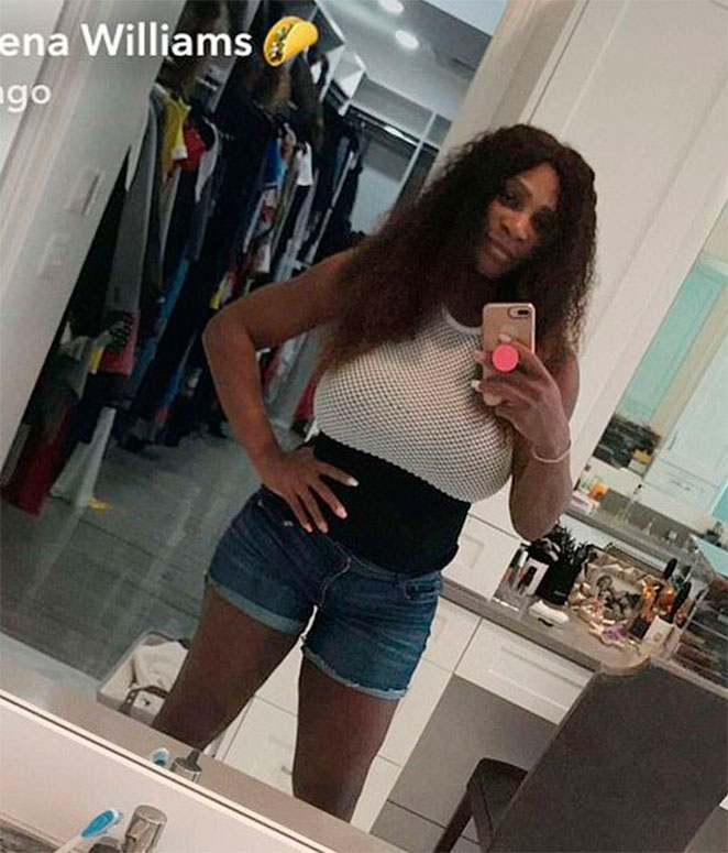 Serena Williams mostra no Instagram que já recuperou o corpo