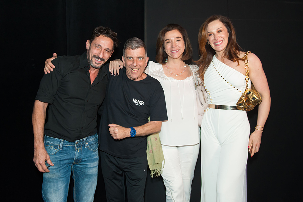 Tuca Andrada, Jorge Fernando, Marisa Orth e Claudia Raia