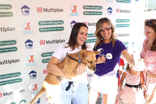 Luisa Mell organiza doação de animais no Rio de Janeiro