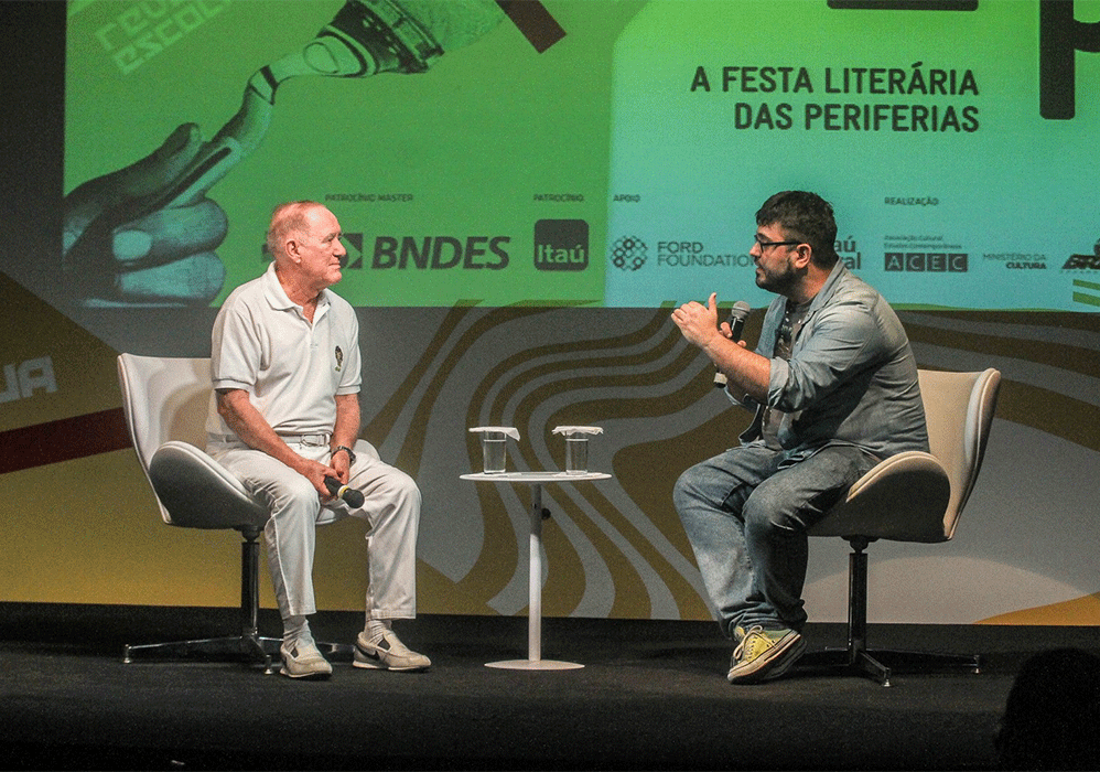 Renato Aragão participa da FLUP no Vidigal