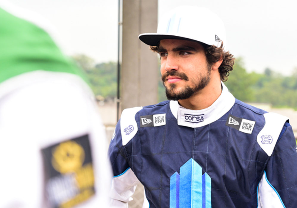 Caio Castro corre de kart com Alonso e Vandoorne
