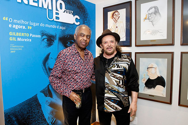 Gilberto Gil é homenageado no prêmio UBC