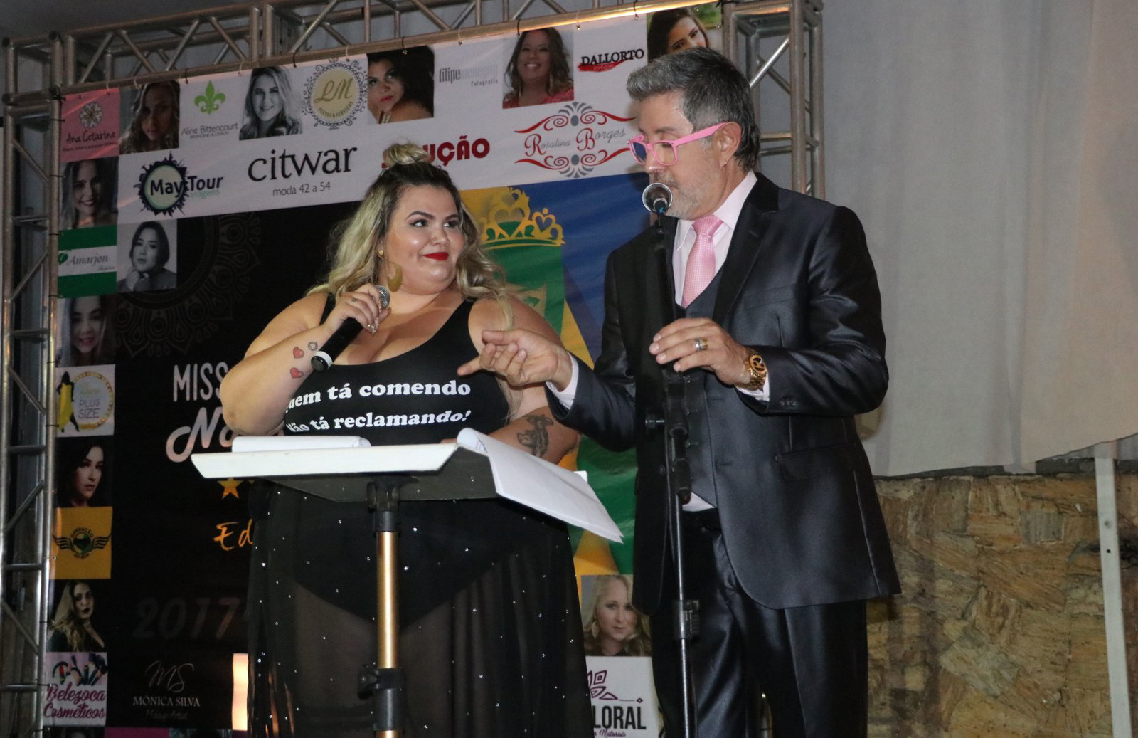 Dani Monteiro prestigia evento plus size