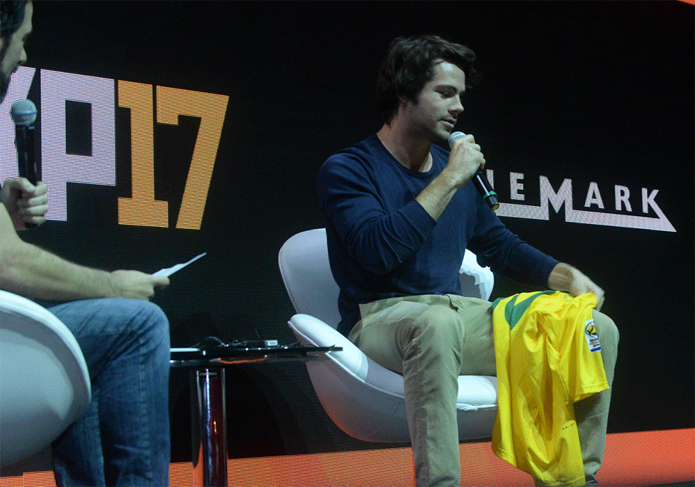 Dylan OBrien divulgou Maze Runner: A Cura Mortal na CCXP17