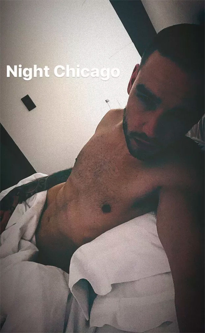 Liam Payne posta foto aparentemente pelado na web