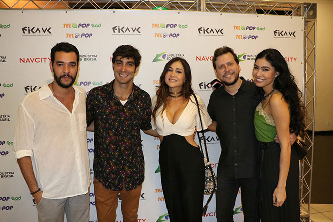 Marina Moschen curte festival com famosos