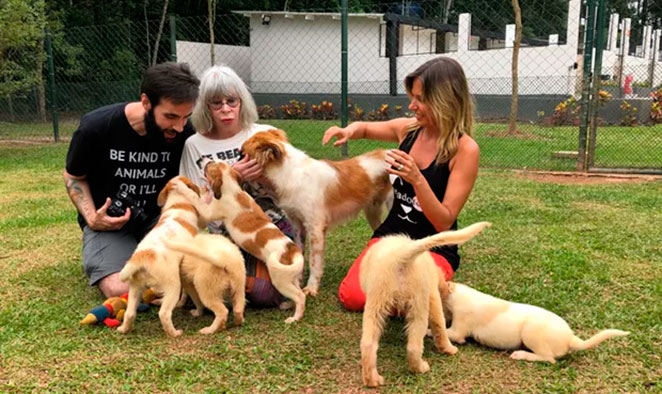 Rita Lee emociona Luisa Mell ao visitar seu instituto