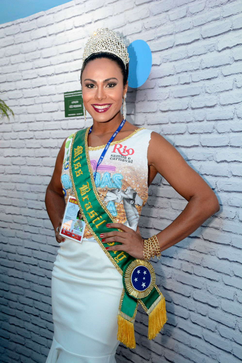 Luiza Brunet e mais famosos curtem camarote Rio Samba e Carnaval