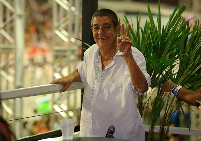 Ao lado de Gilberto Gil, Zeca Pagodinho curte Carnaval de SP