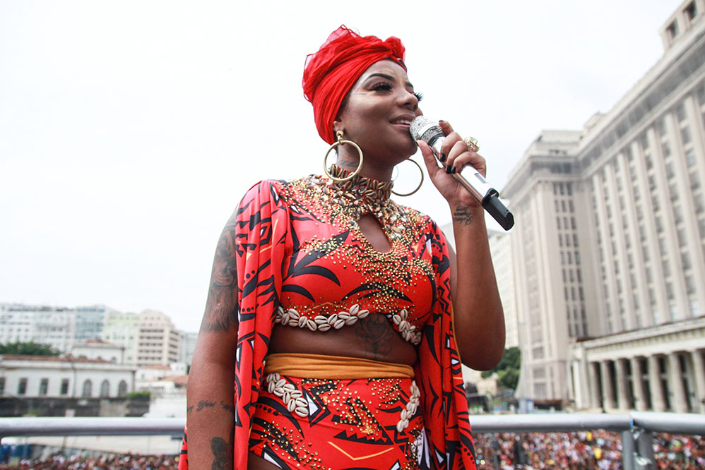 Ludmilla estreia Bloco no Rio de Janeiro