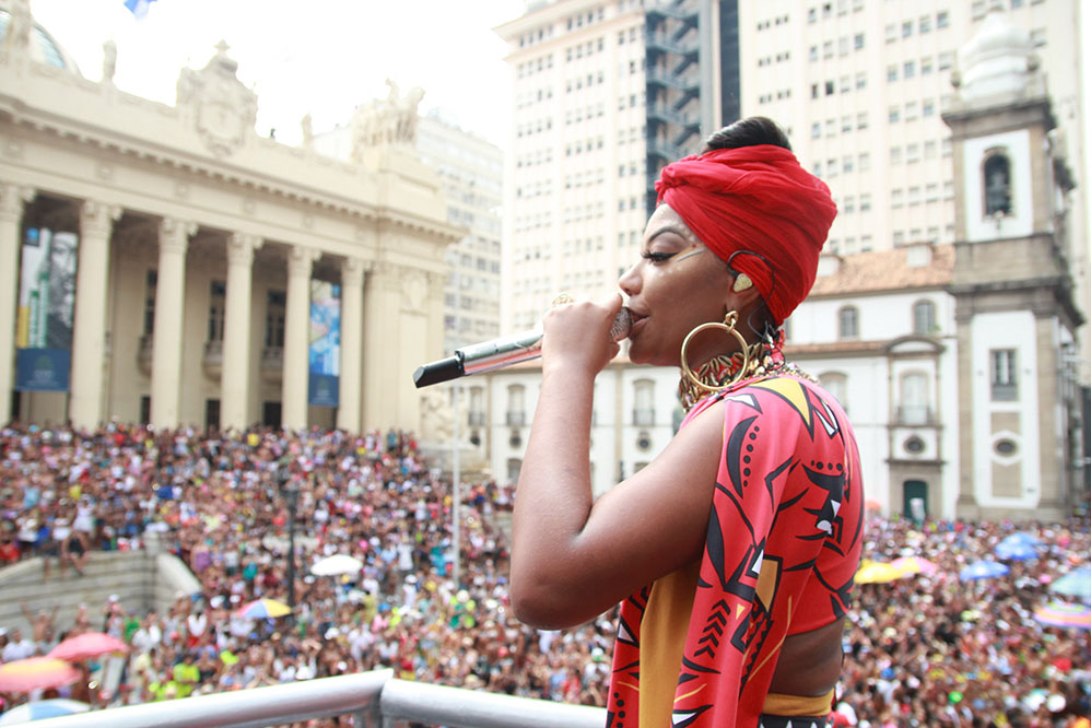 Ludmilla estreia Bloco no Rio de Janeiro