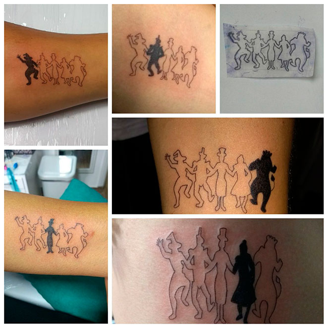 Sheila Mello faz tatuagem fofa para homenagear família