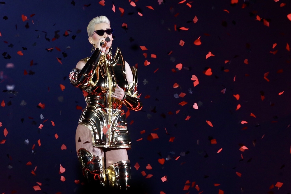 Katy Perry encanta público de São Paulo