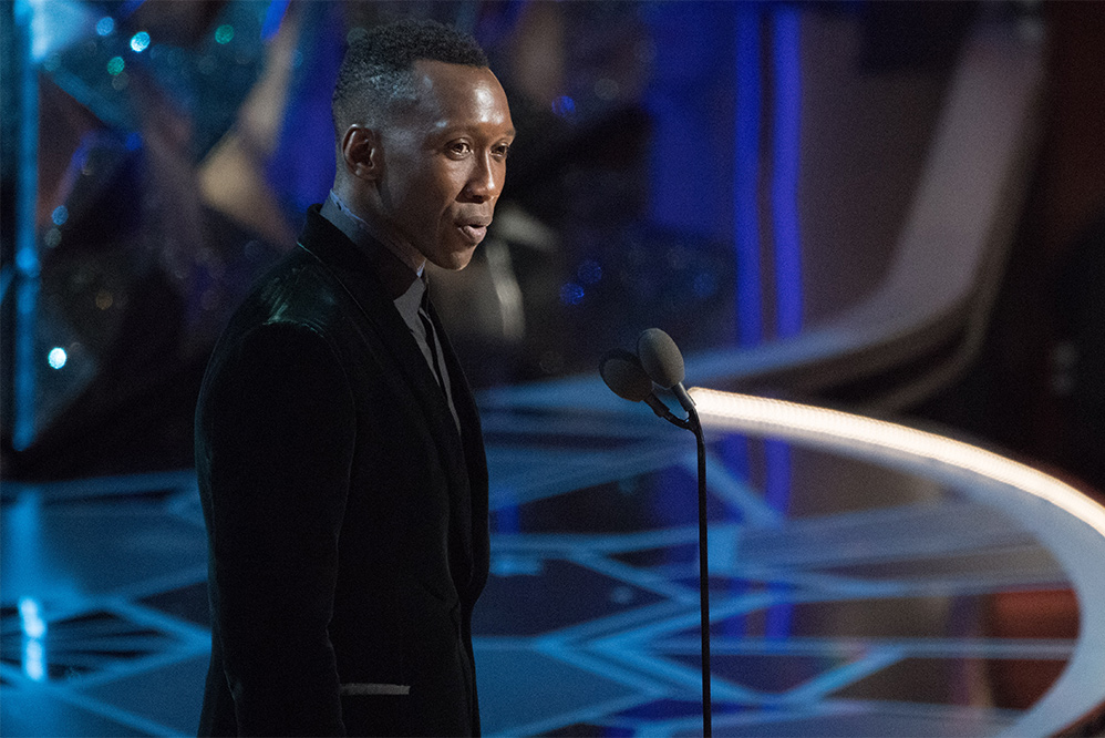 Mahershala Ali apresentou o prêmio de melhor atriz coadjuvante durante a cerimônia do Oscars no Dolby Theatre em Hollywood, no domingo, 4 de março de 2018.