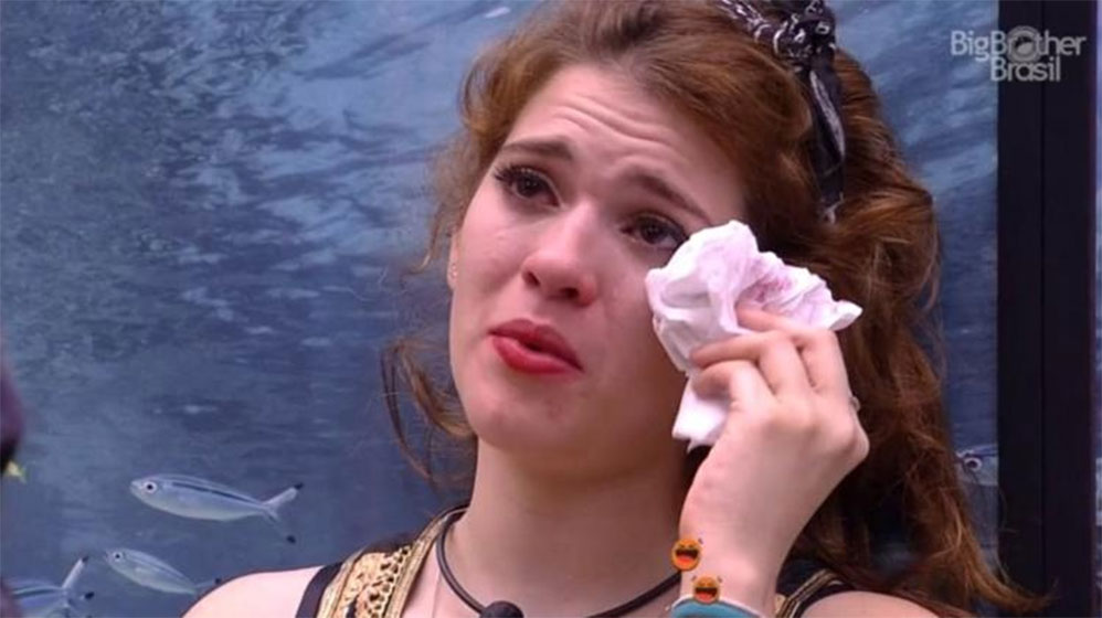 Ana chegou a chorar, algumas vezes, durante o reality