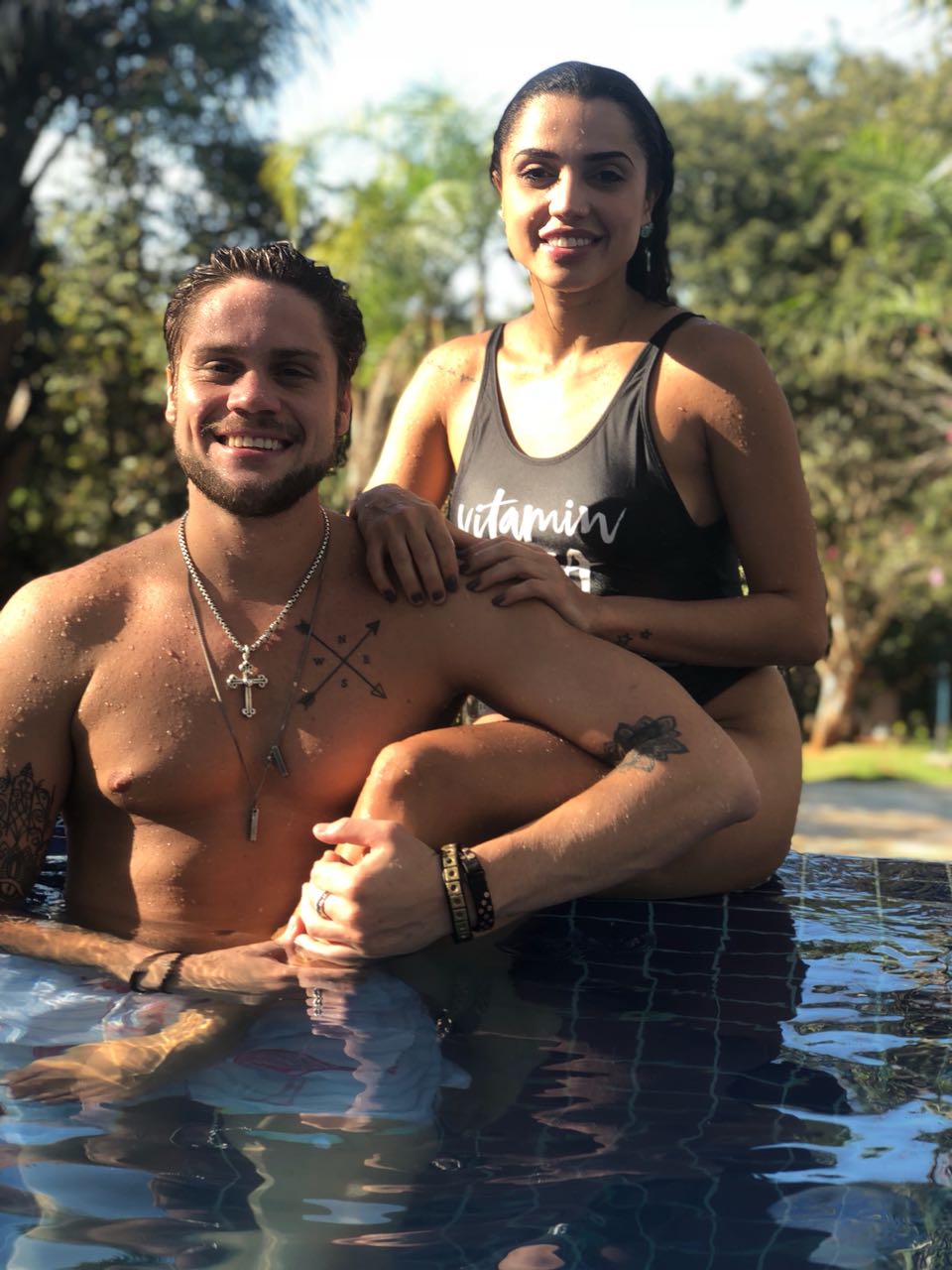 Breno e Paula curtem viagem romântica pelo interior de Goiás