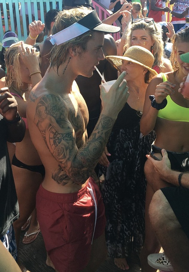 Justin Bieber nas Bahamas