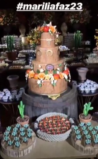 Sertaneja reuniu grandes amigos e famosos na comemoração