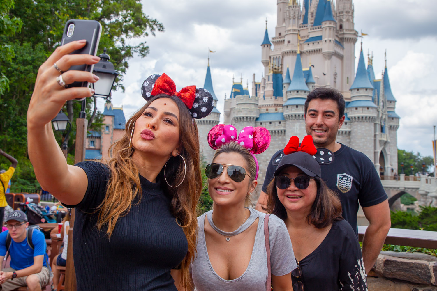 Eles visitaram o mais emblemático parque da Disney