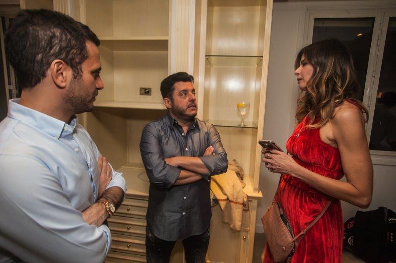 Sergio K, Bruno e Luciana Gimenez