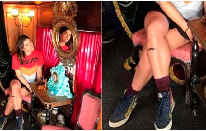 Priscila Fantin faz marca registrada do namorado como tatuagem 