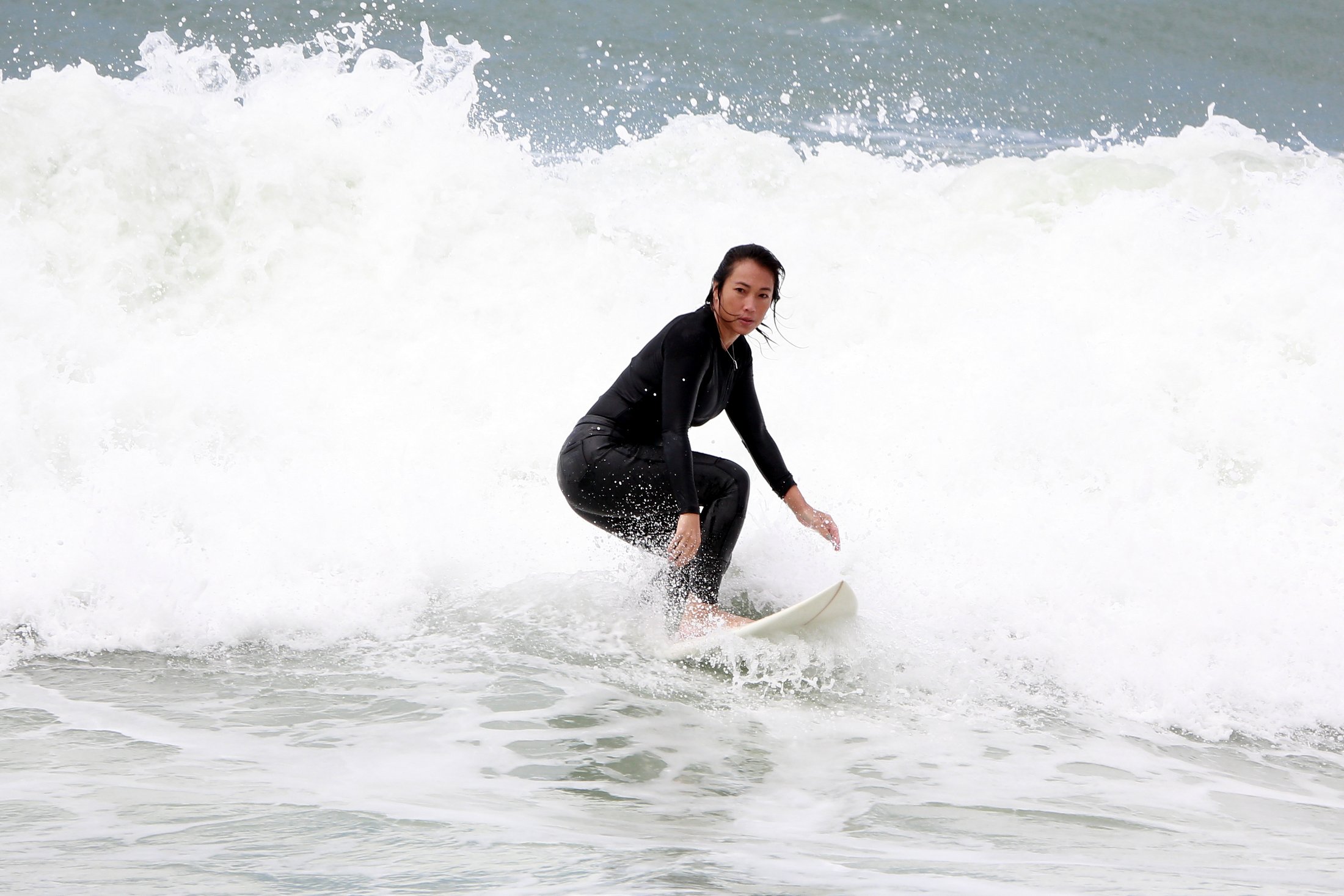 Apresentadora tem o surf como um grande hobbie