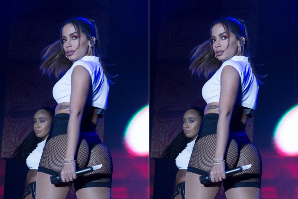 Anitta comanda show em Brasília