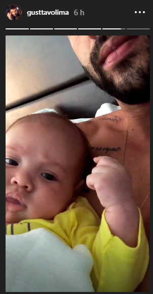 Gusttavo Lima encanta seguidores em momento íntimo com o filho