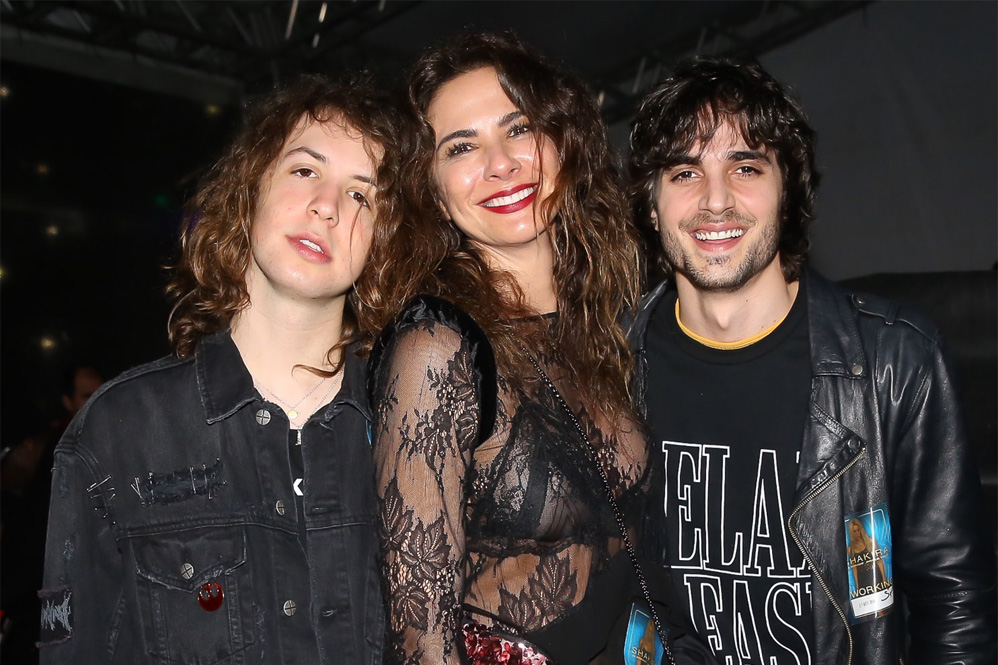 Lucas Jagger, Luciana Gimenez e Fiuk