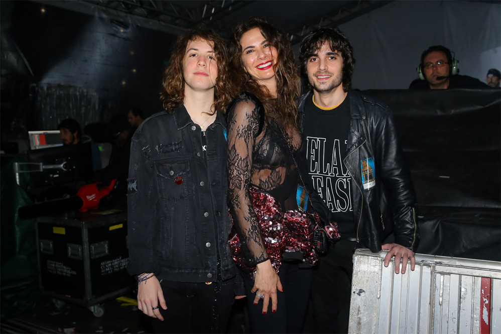 Lucas Jagger, Luciana Gimenez e Fiuk