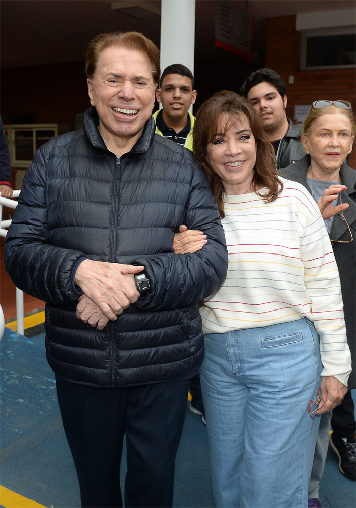 Silvio Santos e Iris Abravanel