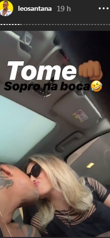 Léo Santana confirma que reatou com Lorena Improta