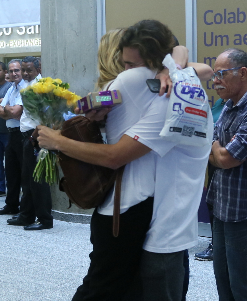 Sasha Meneghel e Bruno Montaleone