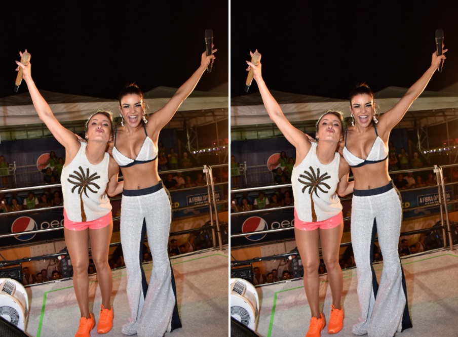 Claudia Leitte e Mari Antunes agitam Carnatal