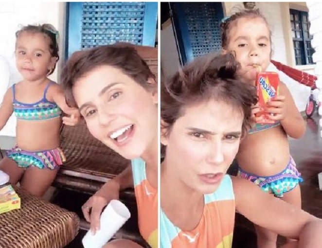 Deborah Secco e Maria Flor